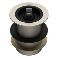 40 X 80 Bath Or Basin Waste &amp; Rubber Stopper Brushed Nickel