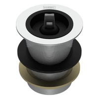 40 X 80 Bath Or Basin Waste &amp; Rubber Stopper Chrome