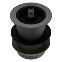 40 X 80 Bath Or Basin Waste &amp; Rubber Stopper Gunmetal