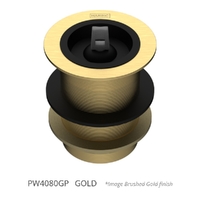 40 X 80 Bath Or Basin Waste &amp; Rubber Stopper Gold