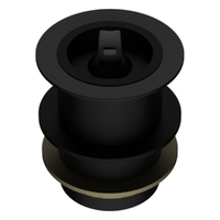 40 X 80 Bath Or Basin Waste &amp; Rubber Stopper Matt Black