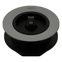 50 X 45 Bath Or Sink Waste &amp; Rubber Stopper Gunmetal