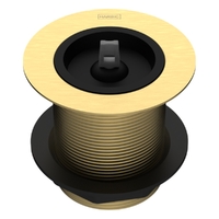 50 X 80 Bath Or Sink Waste &amp; Rubber Stopper Brushed Gold