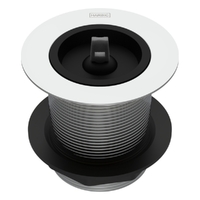 50 X 80 Bath Or Sink Waste With Rubber Stopper Chrome