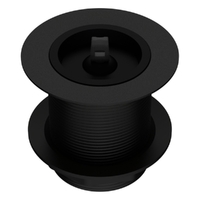 50 X 80 Bath Or Sink Waste &amp; Rubber Stopper Matt Black