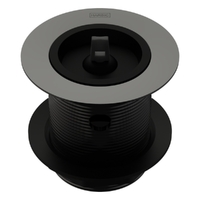 50 X 80 Bath Or Sink Waste With Overflow &amp; Rubber Stopper Gunmetal