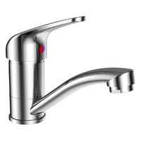 Slimline Basin Mixer - 125Mm Swivel - 6 Star Chrome (Lf)