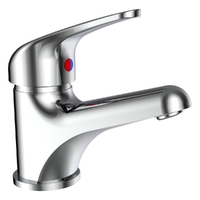 Slimline Basin Mixer - Fixed - 6 Star  Chrome (Lf)