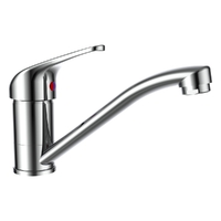 Slimline Sink Mixer - 165Mm - 4 Star Chrome (Lf)