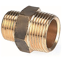 LF 20mm x 15mm REDUCING HEXAGON NIPPLE (3/4" x 1/2")