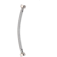 LF 1/2" F/F 8mm PEX CORE FLEXIBLE WATER HOSE 225mm S/S