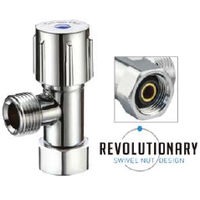 15mm Fitquik Cistern Stop With Check Valve Swivel Nut Cone