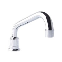 225mm Swivel Spout Hob Tube Chrome Plated 