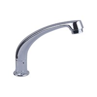 180mm Swivel Spout Hob Cast Chrome Plated 