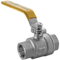 Stainless Steel Gas Approved Ball Valves Lever Handle 25 MM