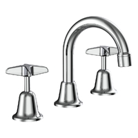 Southern Cross Basin Set Fixed Spout - 6 Star
 3/4 Turn - Chrome (Lf)