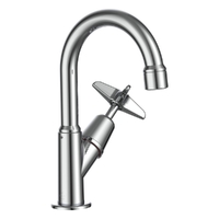 Southern Cross Swivel Pillar Tap - 4 Star
 Jumper Valve - Chrome (Lf)
