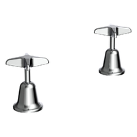 Southern Cross Wall Stops Jumper Valve - Chrome (Lf)