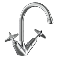 Southern Cross Twin Sink Tap - 4 Star
 Jumper Valve - Chrome (Lf)