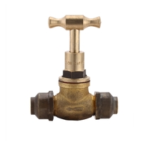 15mm Stop Cock Flared (1/2") C/P 608119-1F