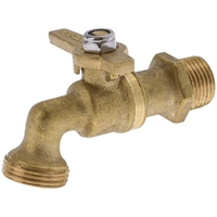 15mm Quarter Turn MI Hose Taps Brass