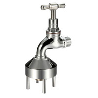 Hose Tap Shrouded Chrome Plated 15mm