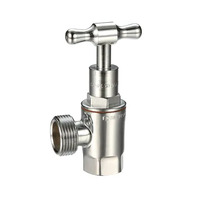 Cistern Stop T Head Chrome Plated 15mm
