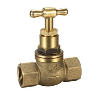 Stop Tap T Head R/B FI X FI  Gland Packed 20mm