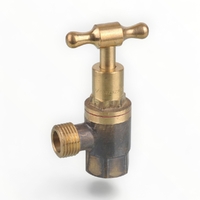 Cistern Stop T Head Rough Brass 15MM LF