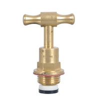 Top Assembly T Head Rough Brass 18mm