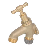 Hose Tap Back Plated With Nut And Olive 15mm