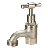 Hose Tap Standpipe T Handle Nickel Plated FI 15mm