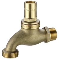 15mm Vandal Proof MI Hose Taps Brass