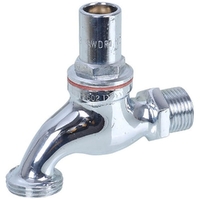 20mm Chrome Vandal Proof MI Hose Taps Brass