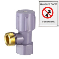 MIni Cistern Stop Lilac 15mm Kit