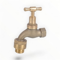 15mm FI With Vacuum Breaker Hose Taps Brass