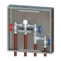 20mm Thermostatic Mixing Valve Plumbed In Box Bypass
