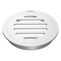 80Mm Floor Waste Round Top Chrome