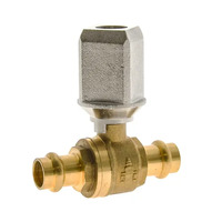 15mm Copper Press CU X CU Gas Ball Valve Underground Handle AGA Approved