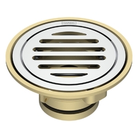 50Mm Vinyl Floor Waste Grate And Base Set Chrome