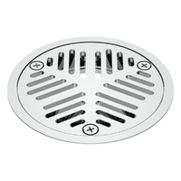 80Mm Vinyl Clamp Ring &amp; Grate Chrome