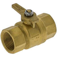 Watermarked Ball Valve Brass Handle FI X FI 20mm Lead Free
