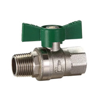 20mm MI X FI Dual Approved Ball Valve Butterfly Handle 