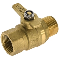 Watermarked Ball Valve Brass Handle MI X FI 25mm