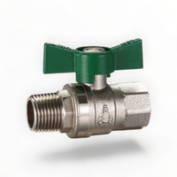 Dual Approved Ball Valve Butterfly Handle MI X FI 25MM LF