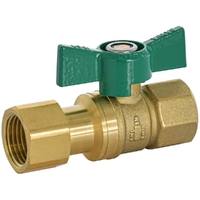 Dual Isolation Non Return Ball Valve With Check Valve FI 15MM