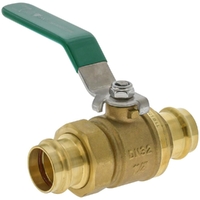 Watermarked Ball Valve Press Fit Lever Handle DN50 With Union Lead Free