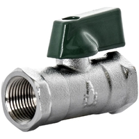 10FI Mini Ball Valve Chrome Plated
