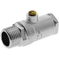 15MI X 15FI Mini Ball Valve Drain Tap Chrome Plated 