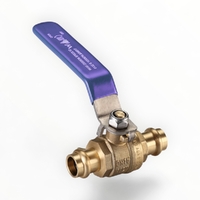 WMK Ball Valve Press Fit Lever Hdle DN15xDN15 Lil LF